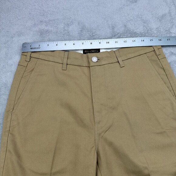 Levi's XX Chino Pants Mens 30x33 Wide Leg Cropped STA-Prest Cholo Pressed Khaki - Picture 9 of 15